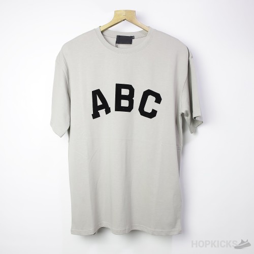 Essentials ABC Print Grey T-shirt